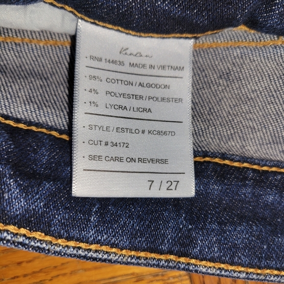 KanCan Distressed Skinny Denim Jeans Size 27 - Picture 3 of 10